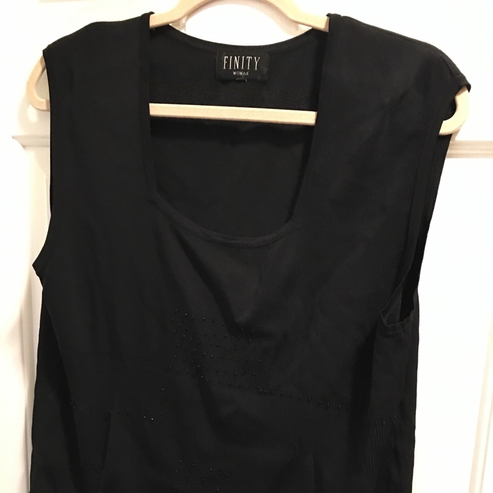 Black Beaded Sweater